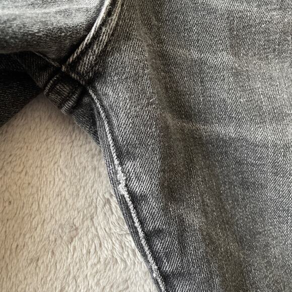 Baldwin Kansas City Jeans 32 Grey Selvedge Henley Rango Slim Straight Button Fly - Picture 11 of 14